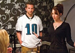 Julia Stiles, Bradley Cooper and Jennifer Lawrence in Silver Linings Playbook