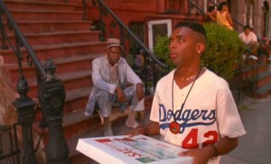 Ossie Davis and Spike Lee in Do the Right Thing