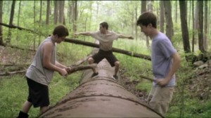 Gabriel Basso, Moises Arias and Nick Robinson in The Kings of Summer