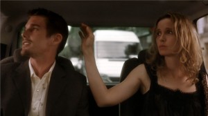 Ethan Hawke and Julie Delpy in Before Sunset