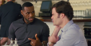 Lebron James and Bill Hader in Trainwreck