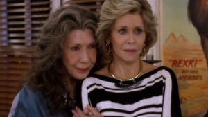 Lily Tomlin and Jane Fonda on Grace and Frankie