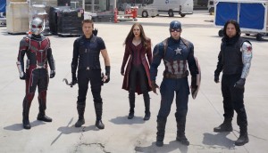 The cast of Captain America: Civil War
