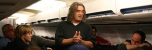 Paul Greengrass on the set of United 93