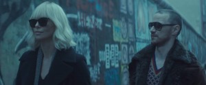 Charlize Theron and James McAvoy in Atomic Blonde