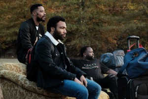 LaKeith Stanfield, Donald Glover and Brian Tyree Henry in Atlanta