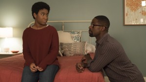 Lyric Ross and Sterling K. Brown in This Is Us