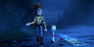 Woody and Forky in Toy Story 4