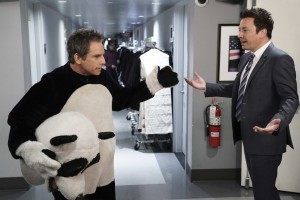 Ben Stiller and Jimmy Fallon in The Tonight Show