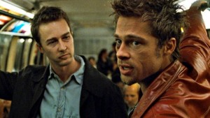 Edward Norton and Brad Pitt in Fight Club