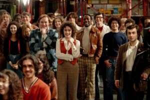 The cast of Saturday Night