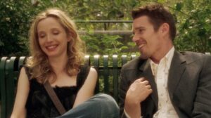 Julie Delpy and Ethan Hawke in "Before Sunset"