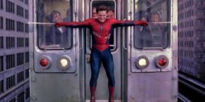 A messianic Peter Parker in "Spider-Man 2"